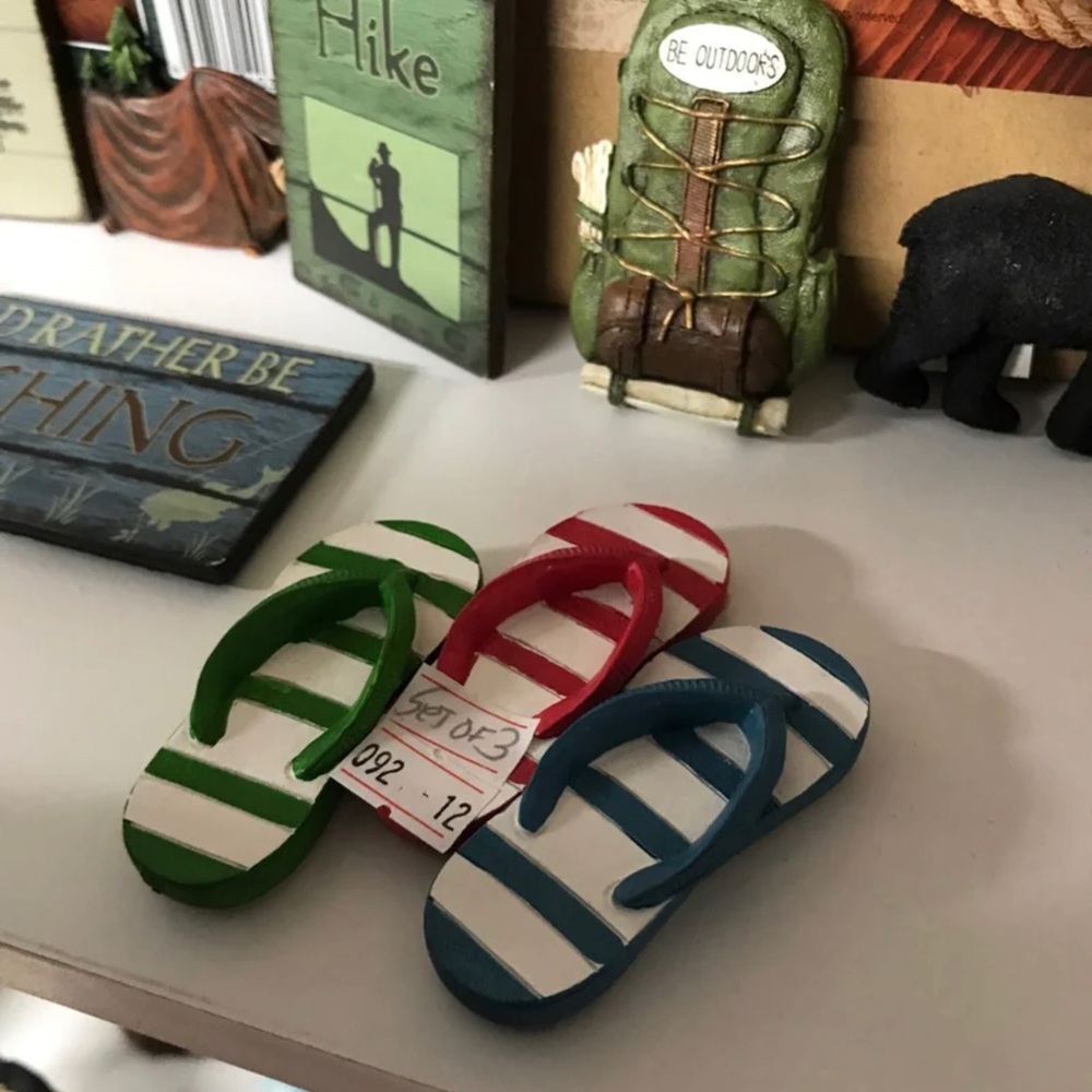 Set of 3 FLIP FLOP MAGNETS